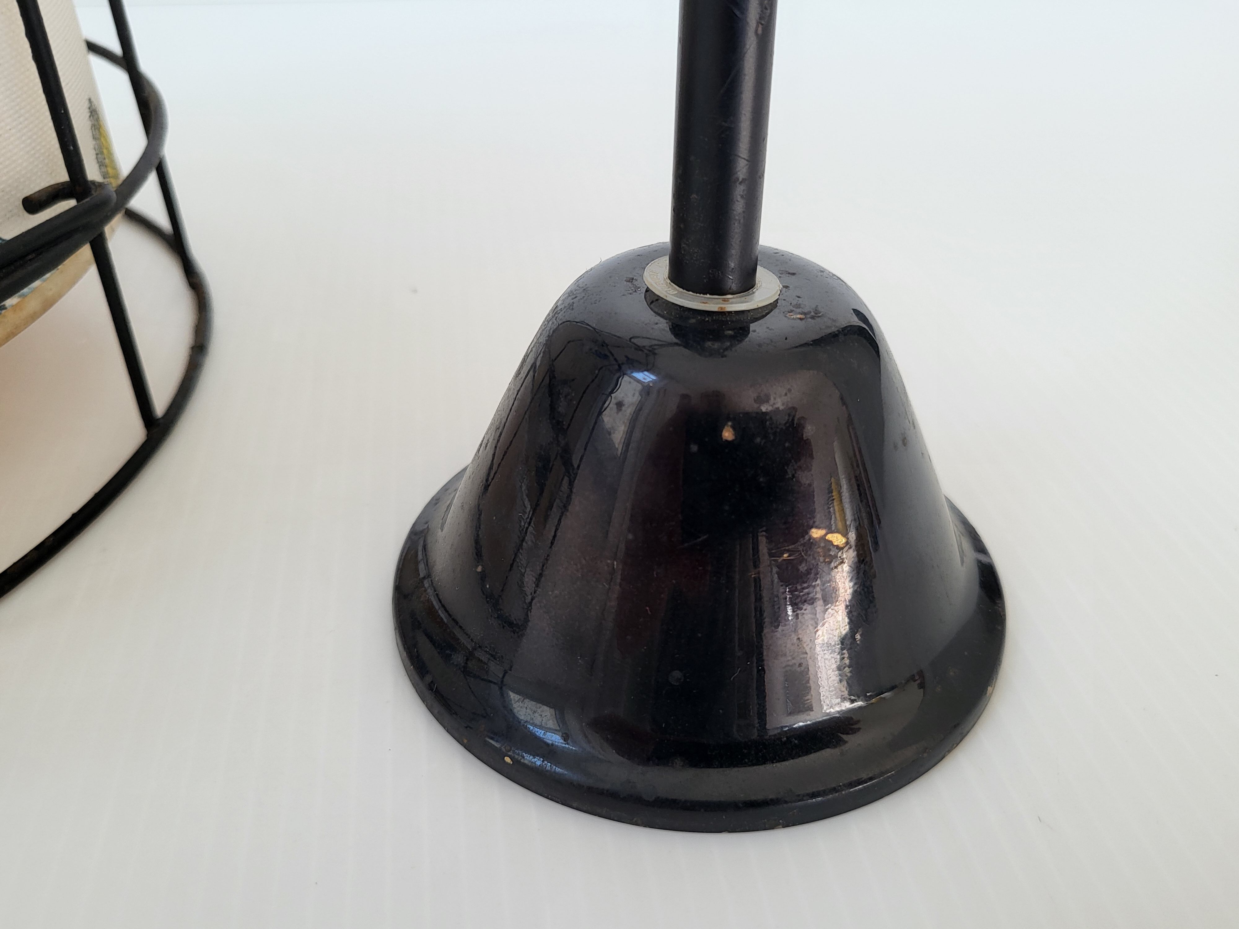 Vintage bird cage suspension