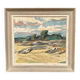 Original Swedish Oil on Canvas – “Mountains Landscape” by Georg Andersson – Signed – Vintage & Framed – 58 × 50 cm