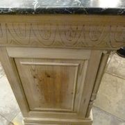 Counter with marble top from the 20th century.