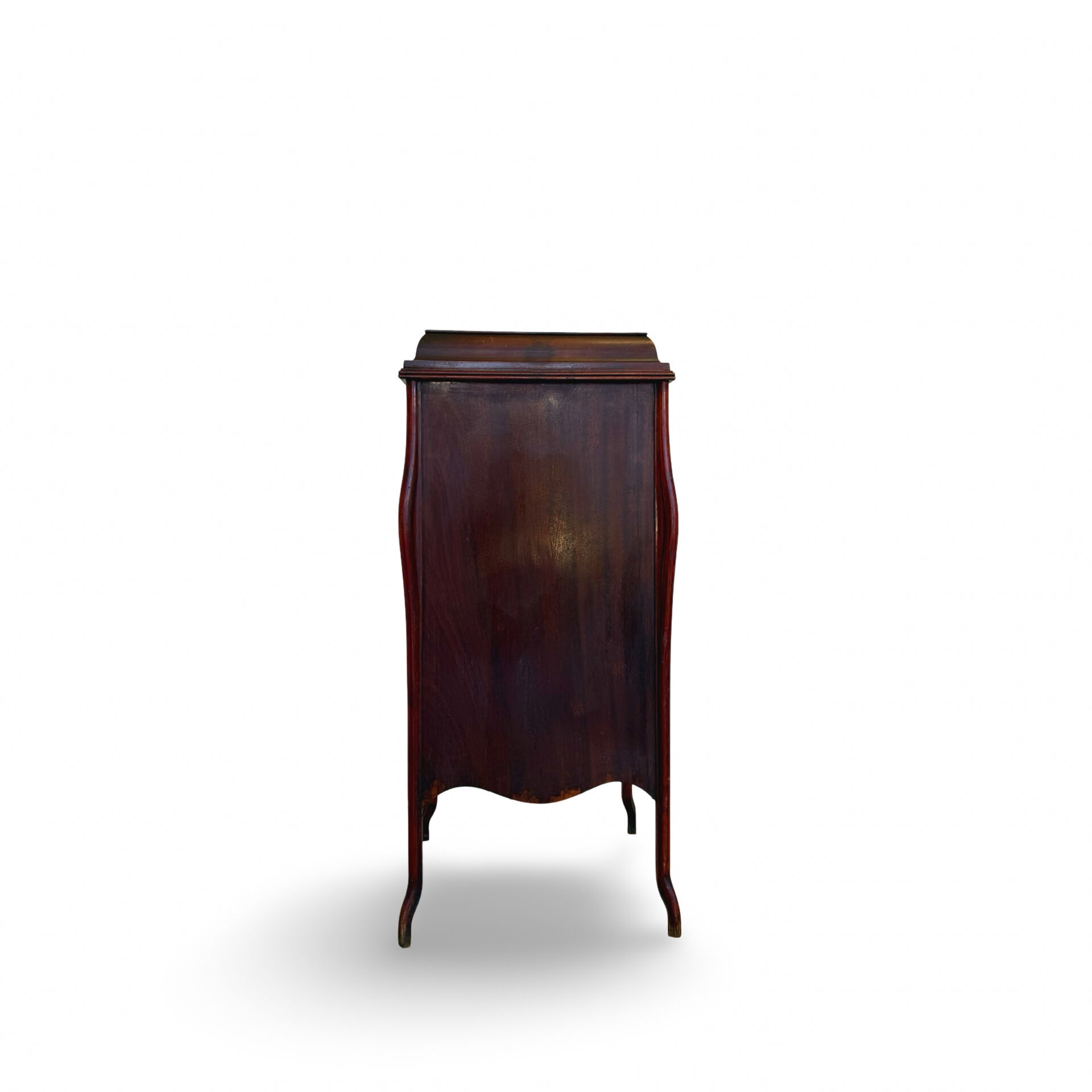 Italian floor-model upright phonograph cabinet, 1900s