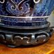 Lampe en faïence XXe