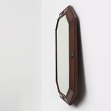Miroir Art Déco français en bois, vers 1920
