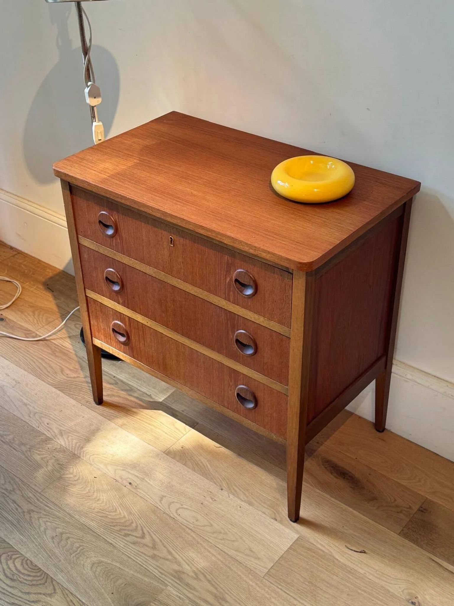 Vintage Scandinavian teak "Mia" chest of drawers