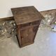Small piece of furniture / bedside table in burr walnut