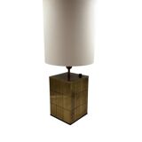 Hollywood regency brass table lamp base, Romeo Rega Italy, 1970s