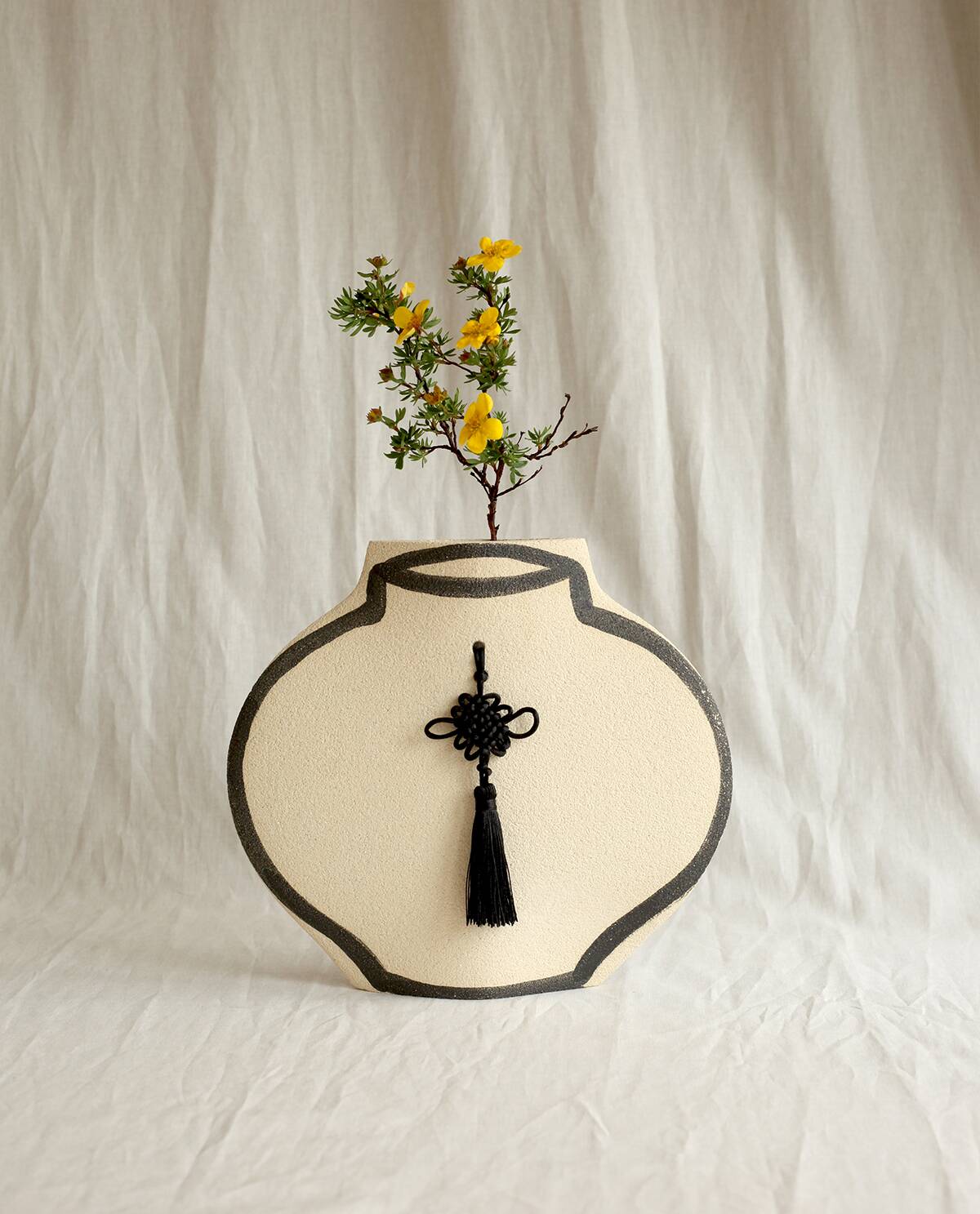 Ceramic Vase 'Braided Moon'
