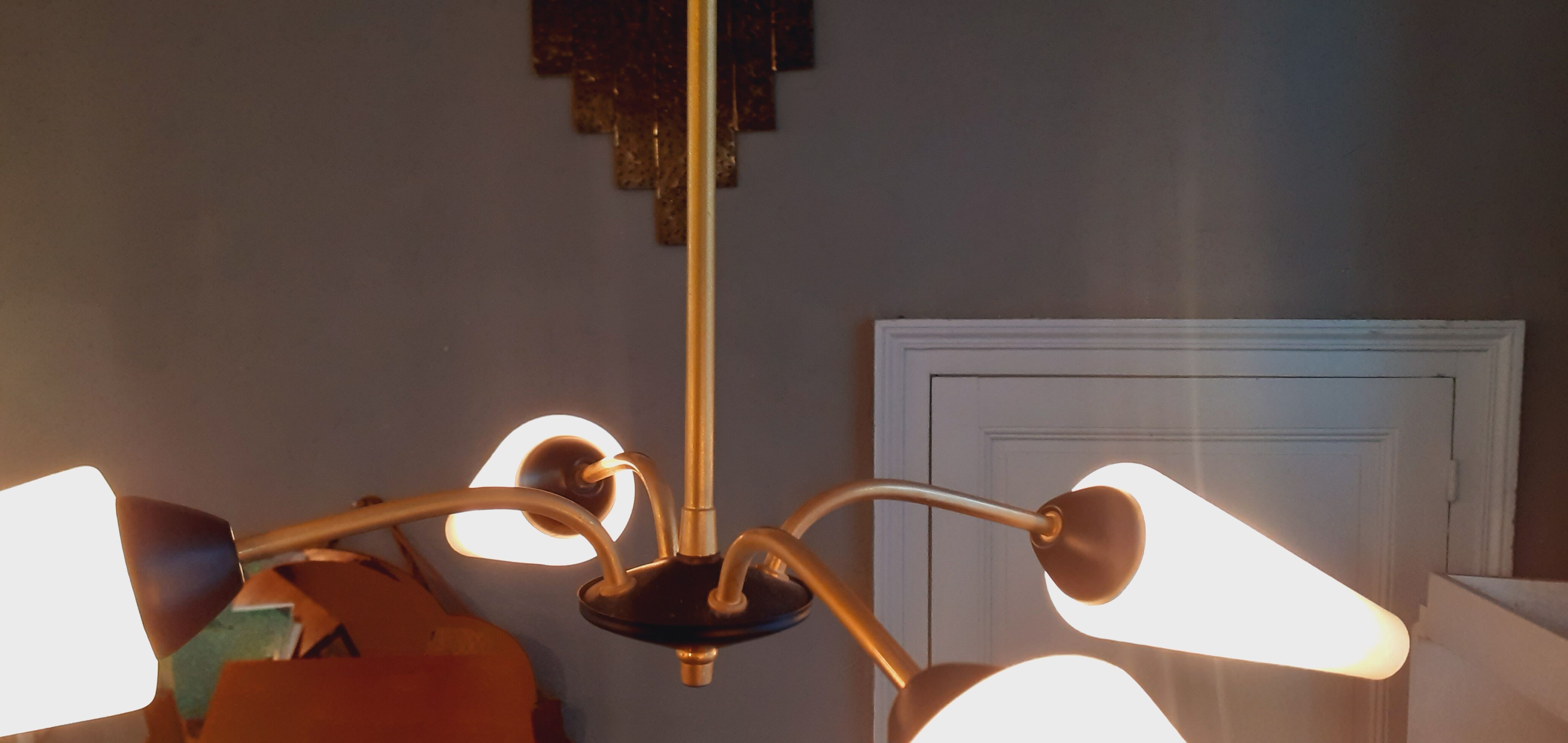 Reed chandelier year 60