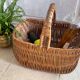 Vintage wicker basket