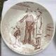 Sarreguemines speaking plates model "The Vocations"