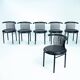 Chaises circo lubke par herbert ohl, années 1980, lot de 6
