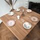 Henri II mid-table in solid walnut – Custom finish