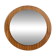 miroir en bois rond
