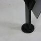 Eighties design set of two aluminium and steel Belgian design chairs