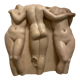 Bas relief of the three graces antiquity molding of the Louvre