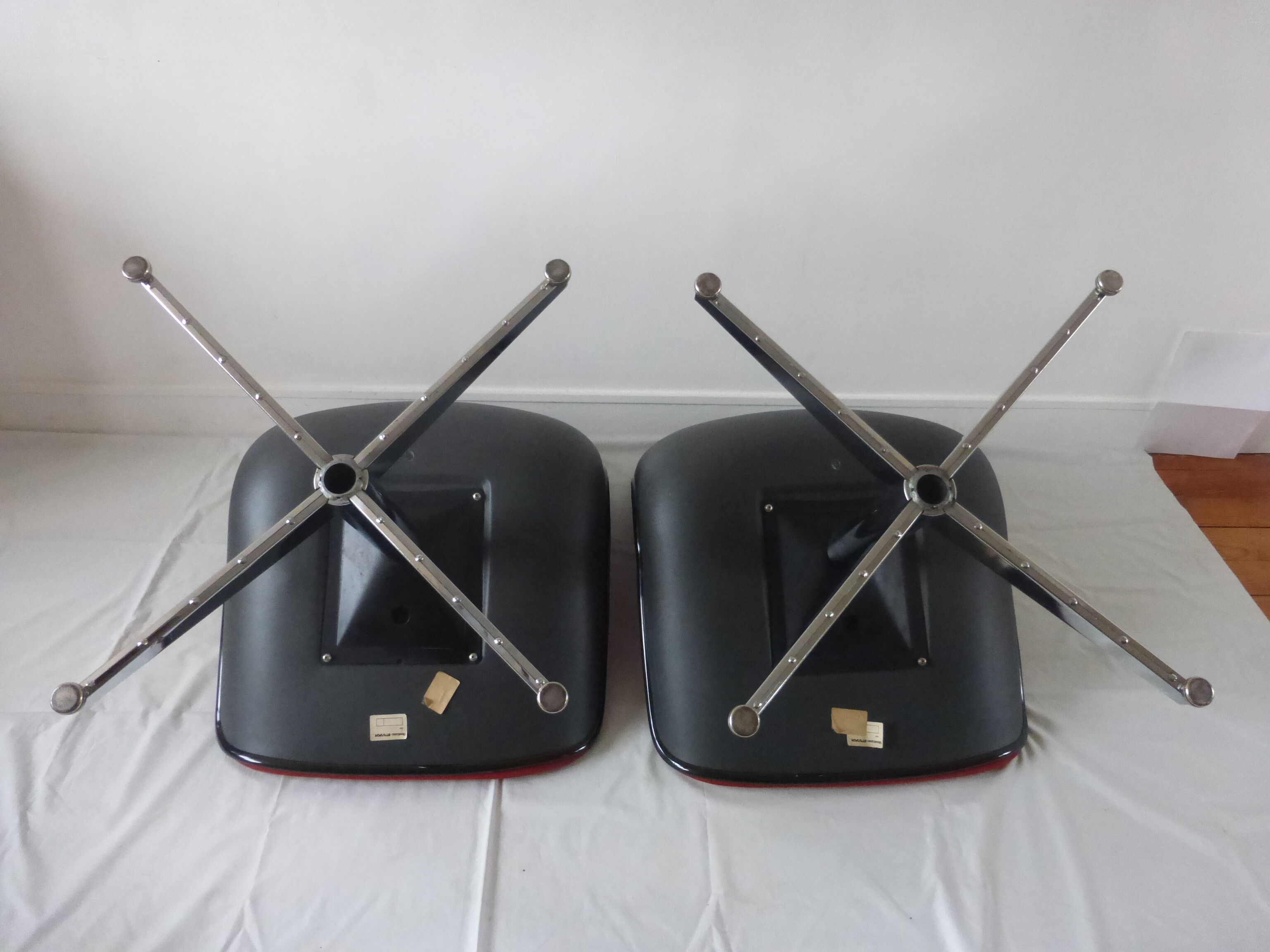 Randall Buck Steelcase Strafor Pair of Chairs