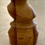 Wooden candle holder
