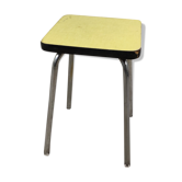 Tabouret formica jaune