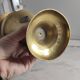 Antique gilded brass vase