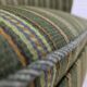 1960s, Danish armchair, green furniture wool, teak wood.