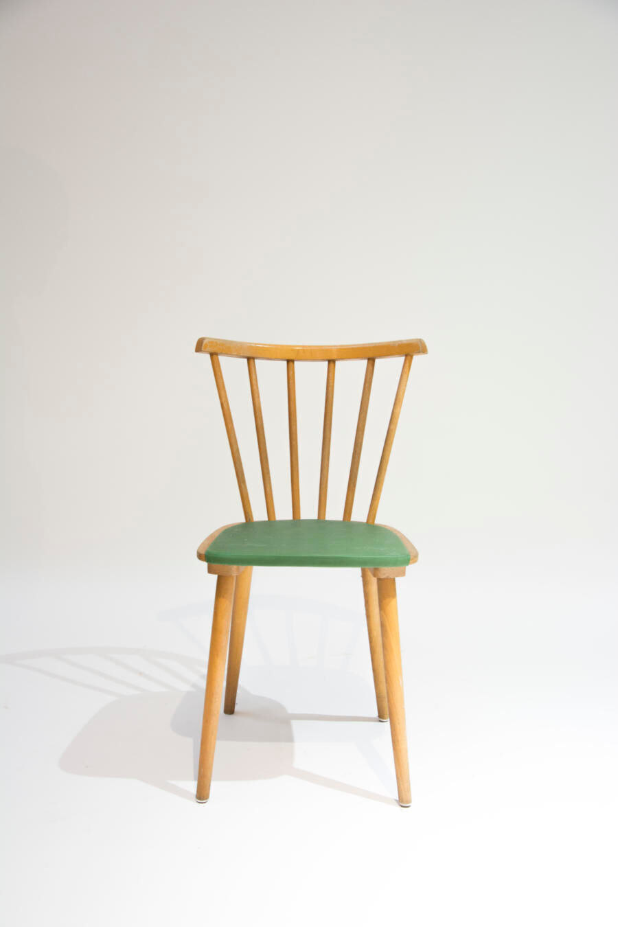 Vintage chair bars green seat