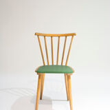 Vintage chair bars green seat