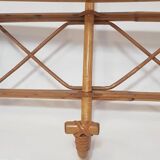 Rattan coat rack 60s