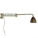 Large industrial art deco wall lamp