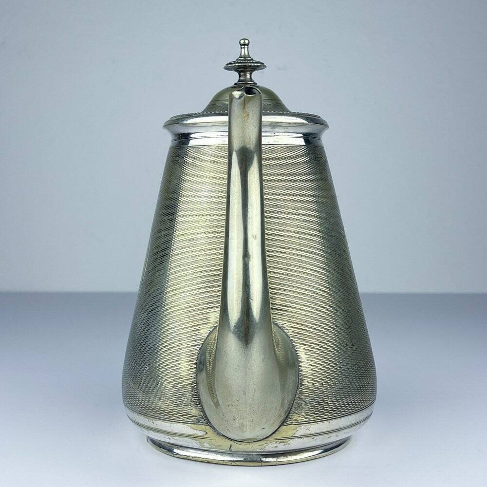 Silver-plated coffee pot by Benetfink & Co.
