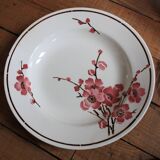 Set of 6 Terre de Fer St Amand "cherry" deep plates