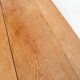 Vintage table with two folding leaves. Solid oak wood. France, 1940s
