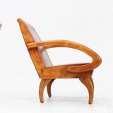 Ensemble de fauteuils du milieu du siècle en bois courbé