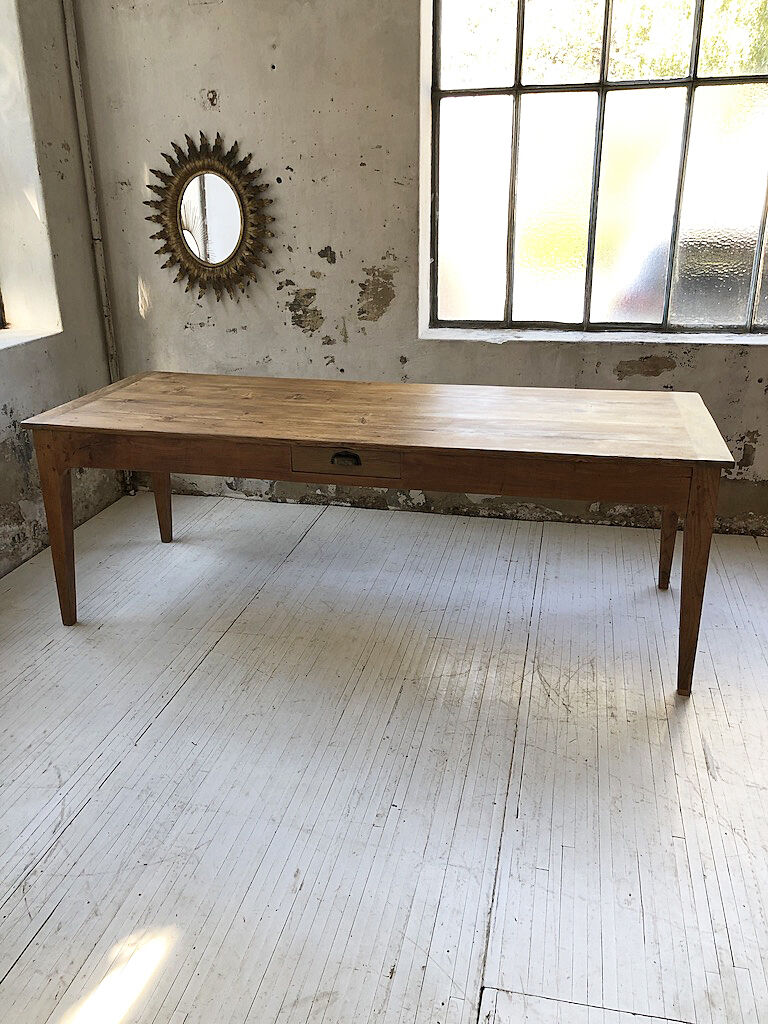 Oak farm table 2m20