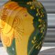 Lampe en céramique, vase et plat assortis, Drimmer
