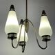 Vintage brass chandelier Italy 1960s