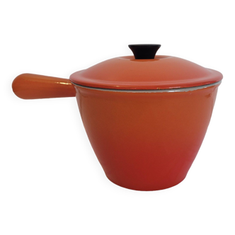 Le Creuset enameled cast iron skillet