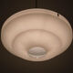 White Acrylic Ceiling Lamp Yki Nummi Style 1970s Italy