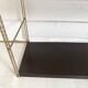 Pair of twisted string wall shelves