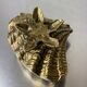 Boîte à bijoux en forme de coquillage en bronze, Italie, années 1970