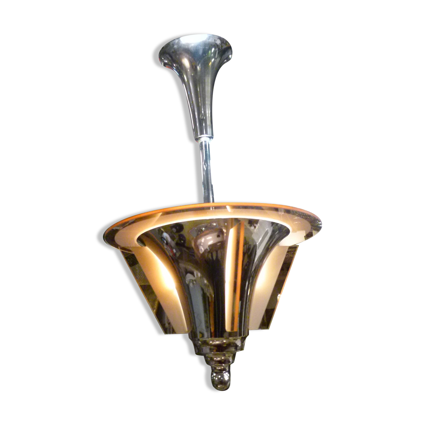 Lustre art deco Petitot