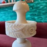 Alabaster lamp base