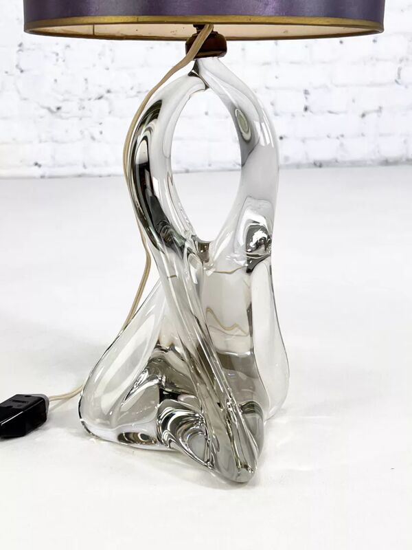 Lampe en cristal Val Saint Lambert