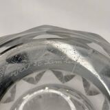 Val Saint Lambert, curved crystal vase circa 1950