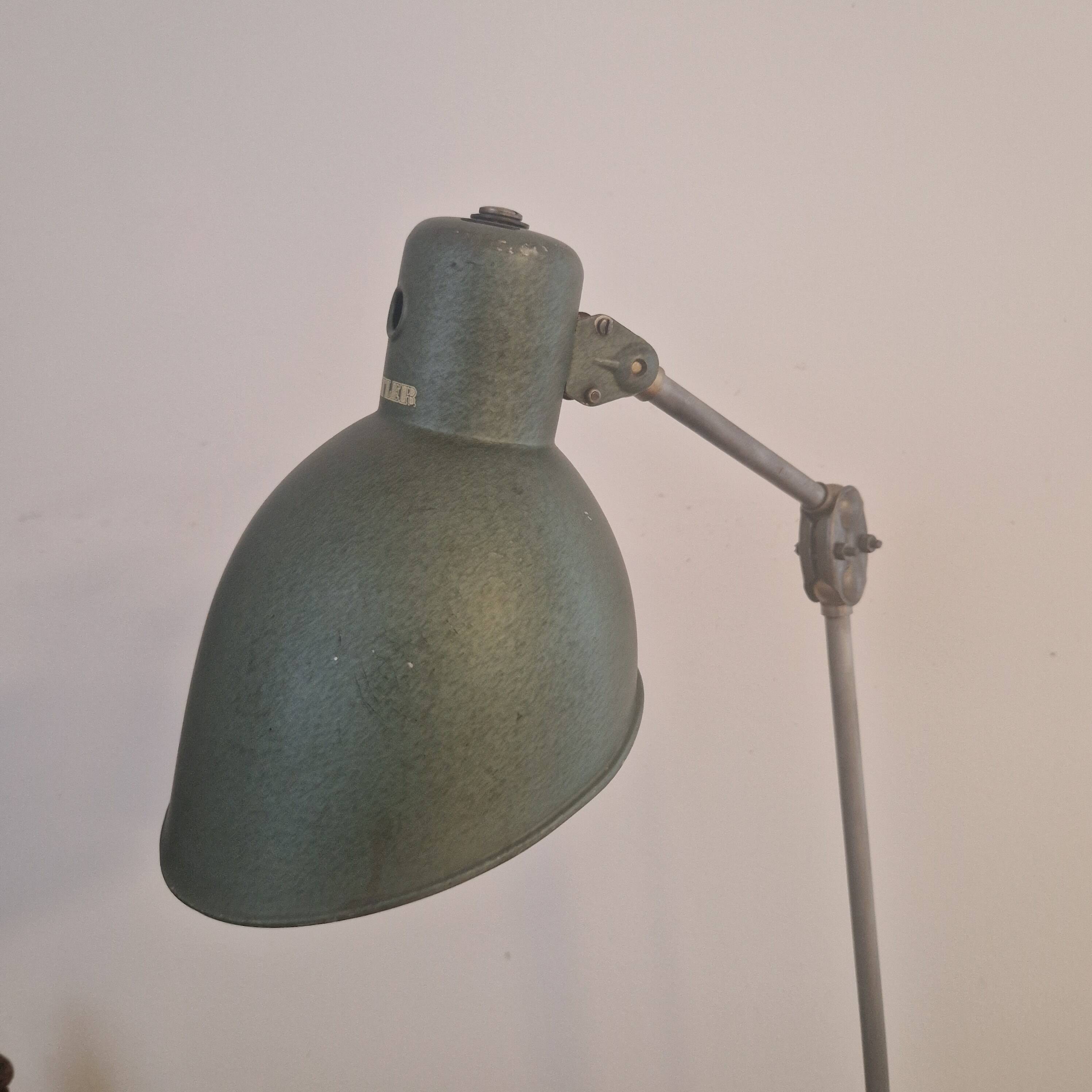 Vintage industrial workshop/architect lamp '50s - '60s nestler