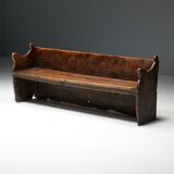Primitive Pyrenean Bench, France, 19th Century