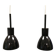 Deux petites suspensions danoises de Frandsen Lighting