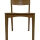 Vintage wooden chair 1980s minimalist design unique