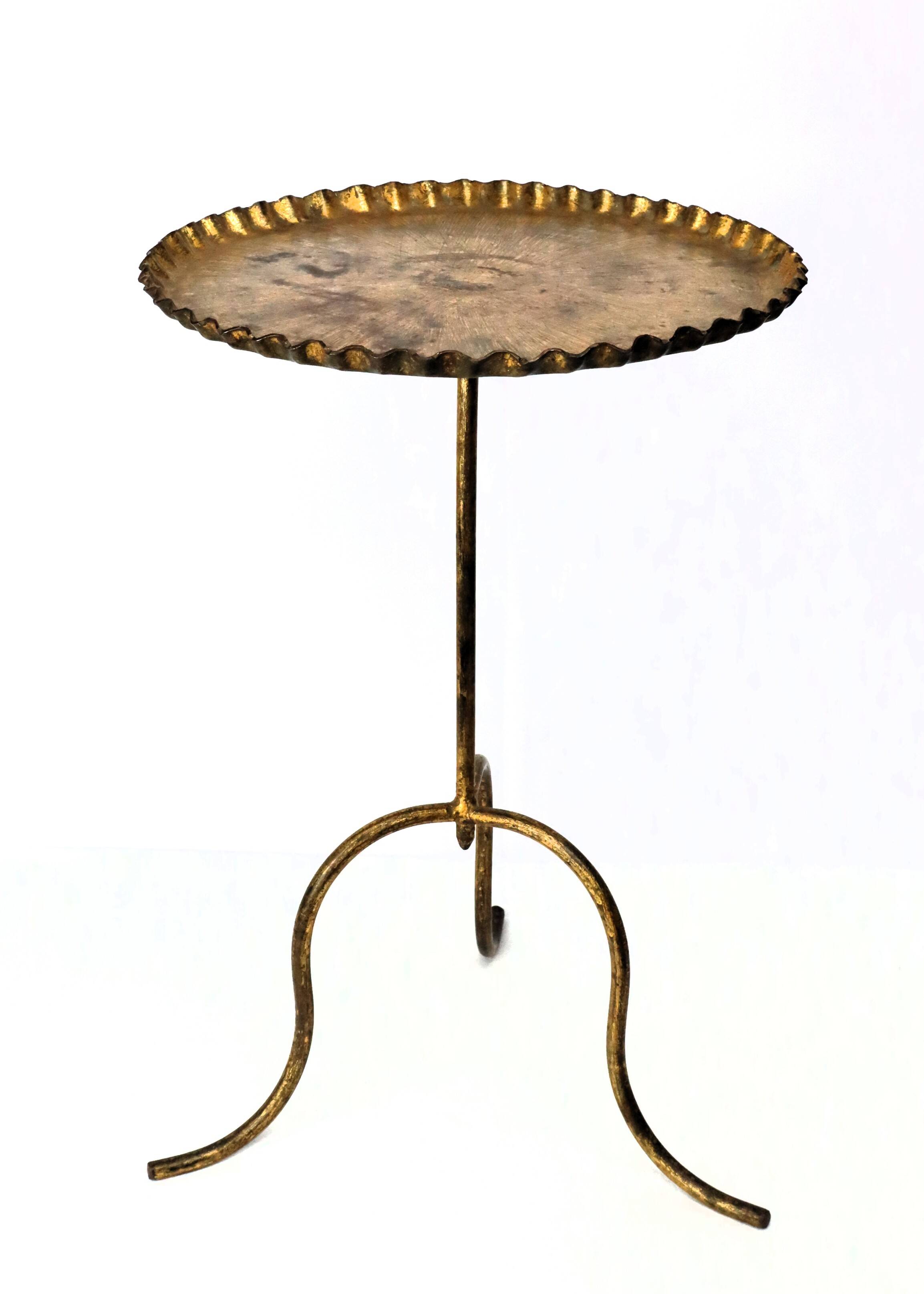 Golden metal Martini table 1950