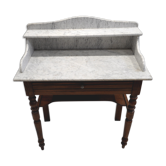 Former top dressing table white marble