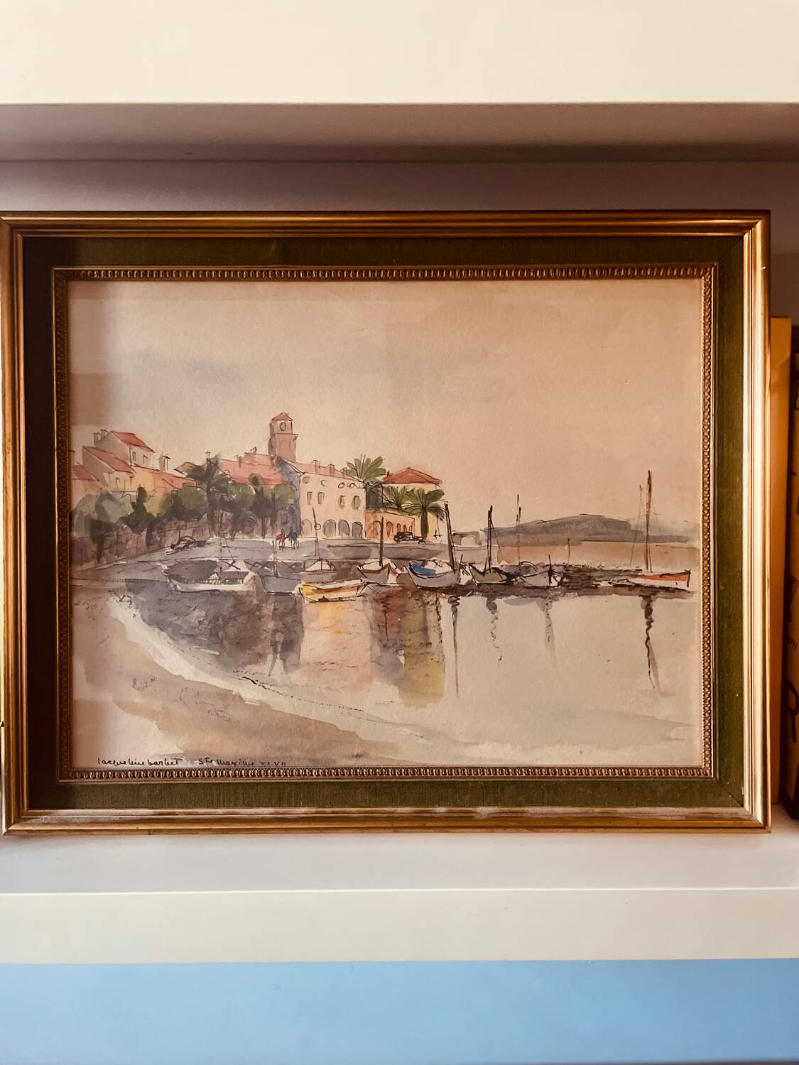 watercolour from the 1930s by Jacqueline Barbet