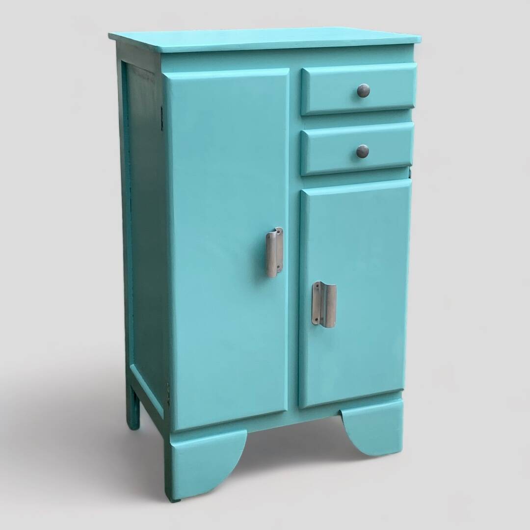 Mado turquoise sideboard vintage 1950